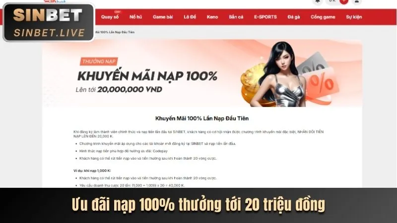 Thưởng Chào Mừng Thành Viên Mới